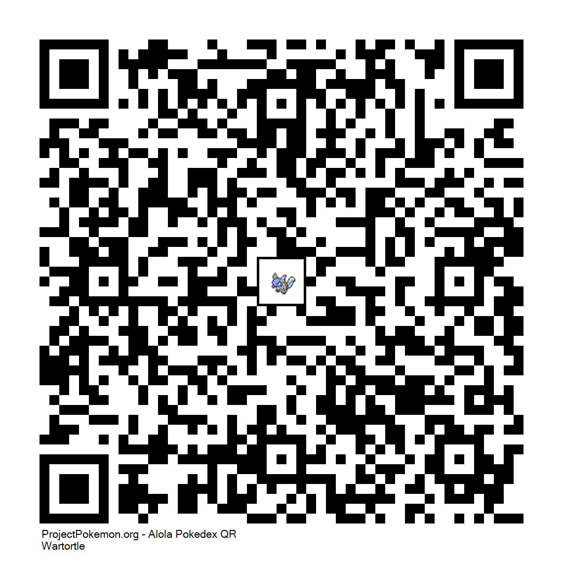 Cdigo QR de Wartortle